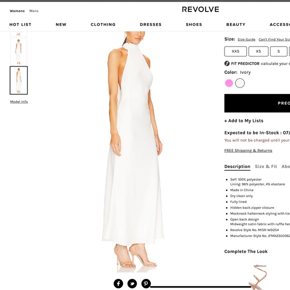 X REVOLVE EVIANNA SATIN GOWN - Picture 2 of 8